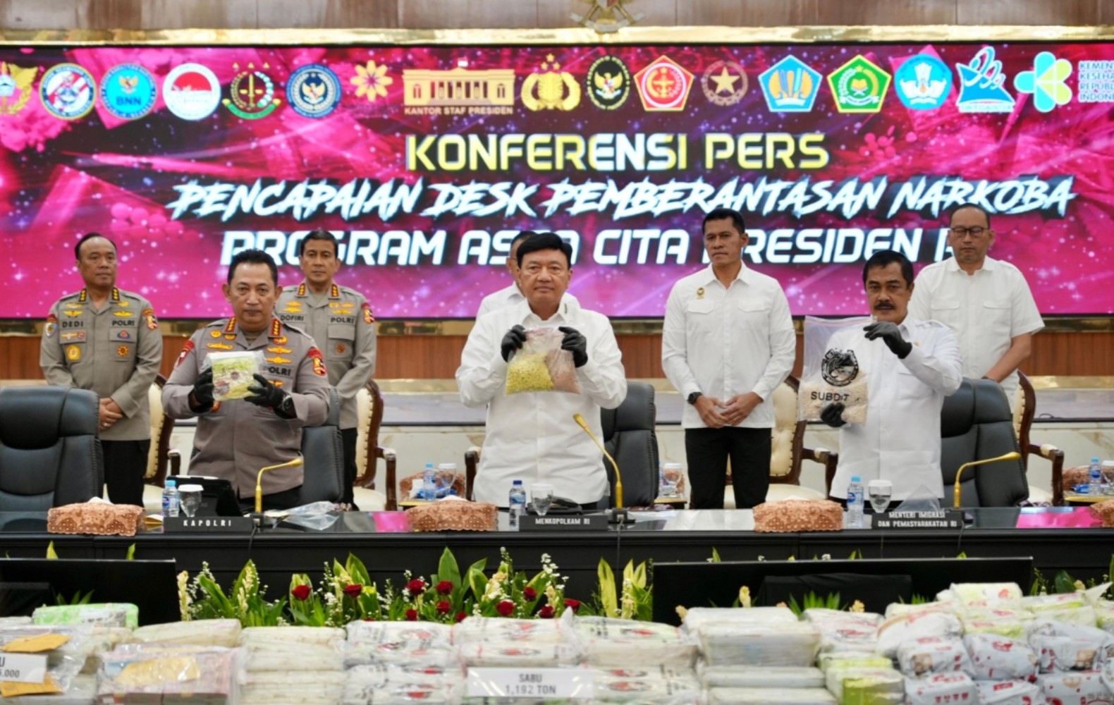 Polri Perkuat Komitmen Pemberantasan Narkotika, Ribuan Kilogram Sabu Disita Sepanjang 2025